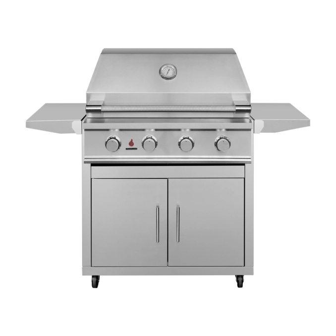 TrueFlame e-Series 25" 3 Burner Gas Grill - Liquid Propane