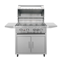 TrueFlame e-Series 25" 3 Burner Gas Grill - Liquid Propane