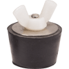 Winter Rubber Expansion Plug #4 w/ White Nylon Wing Nut for 3/4