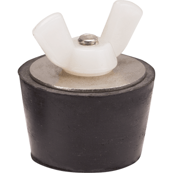 compare product Winter Rubber Expansion Plug #4 w/ White Nylon Wing Nut for 3/4