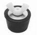 Winter Rubber Expansion Plug #8 w/ White Nylon Wing Nut for 1-1/2