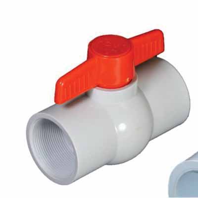 PVC Sch80 Ball Valve 1-1/2" Slip w/ PTFE Seats | HMIP150S