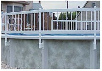 Vinyl Works Premium 24" 2-Section Fence Add-On Kit C, Taupe | C24P2-T