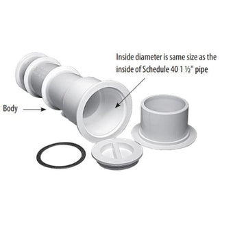 compare product Waterway Umbrella/Volleyball Pole Assembly Gray | 540-6707