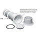 Waterway Umbrella/Volleyball Pole Assembly Gray | 540-6707