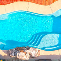 The Aria Fiberglass Pool 40' x 15' 6"