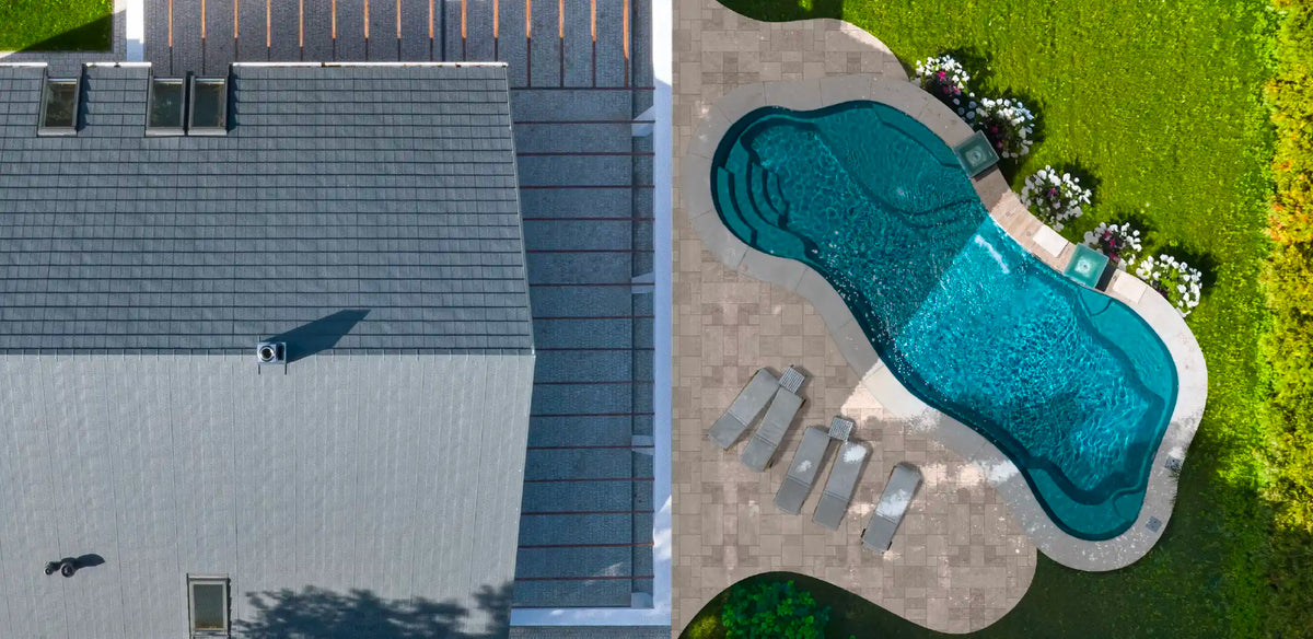 The Aria Fiberglass Pool 40' x 15' 6"