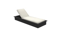 Echo Chaise With White Fabric