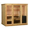 Bridgeport 6 Person Indoor Sauna in Rustic Cedar