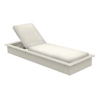 Echo Chaise With White Fabric