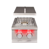 TrueFlame Double Side Burner - Liquid Propane