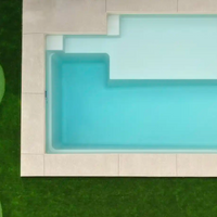 The Dynasty Fiberglass Pool 35' x 15' 5"