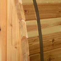 Essex 4 Person Barrel Sauna in Rustic Sauna
