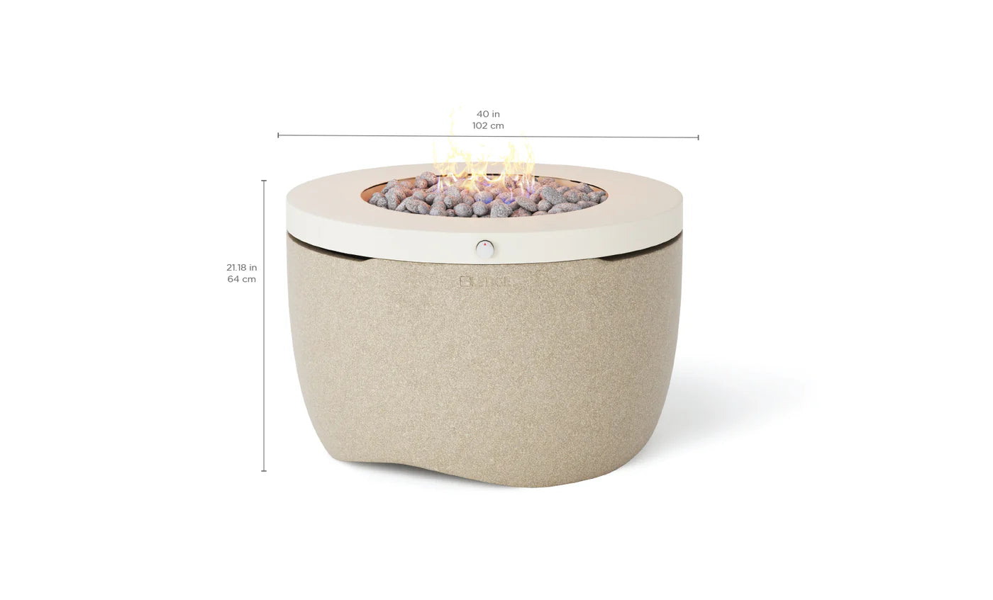 Lighting Fire Pit-Propane 40" Round