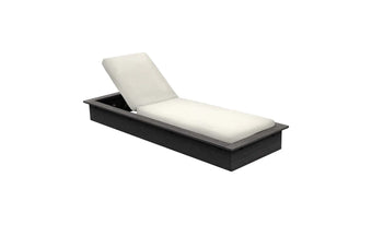 compare product Echo Chaise With White Fabric