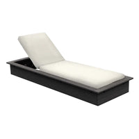 Echo Chaise With White Fabric