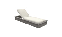 Echo Chaise With White Fabric