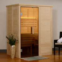 Hillsboro 2 Person Indoor Sauna in Nordic Spruce