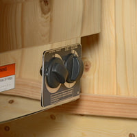 Hillsboro 2 Person Indoor Sauna in Nordic Spruce