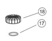 Dual Port Cap/O-Ring For Hurricane D-2Pump | AC 31577