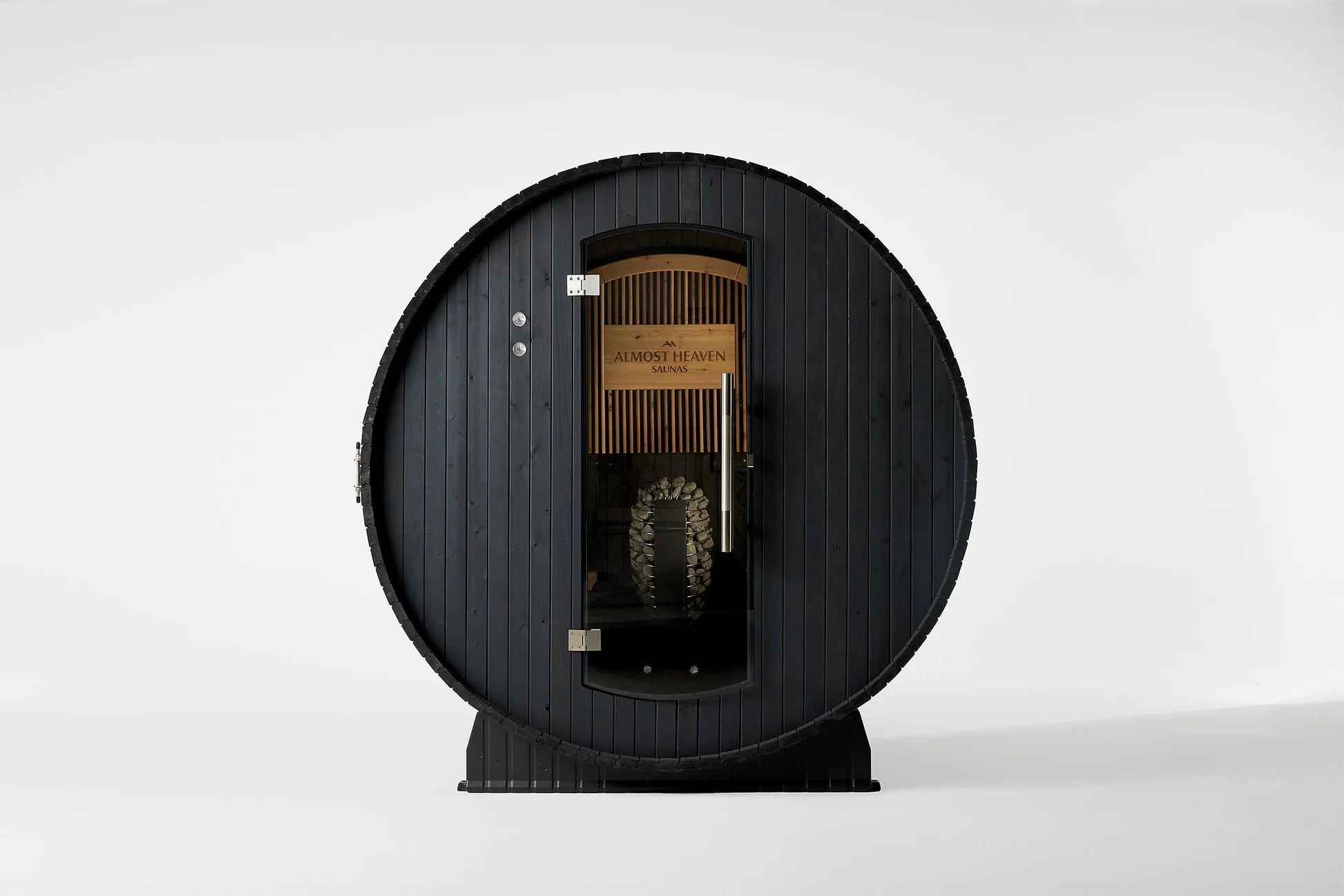 Lewisburg 6-8 Person Barrel Sauna in Onyx