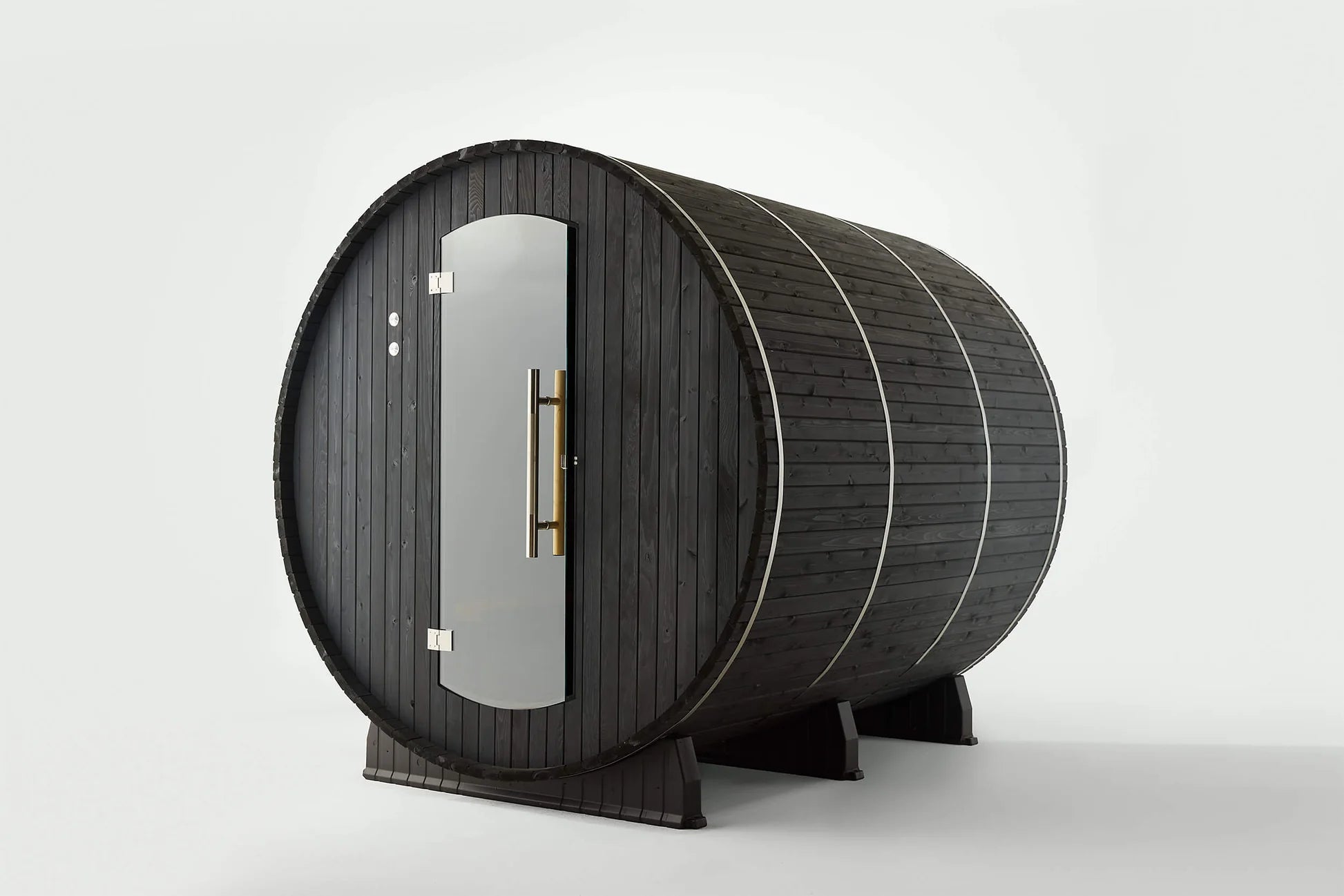Lewisburg 6-8 Person Barrel Sauna in Onyx