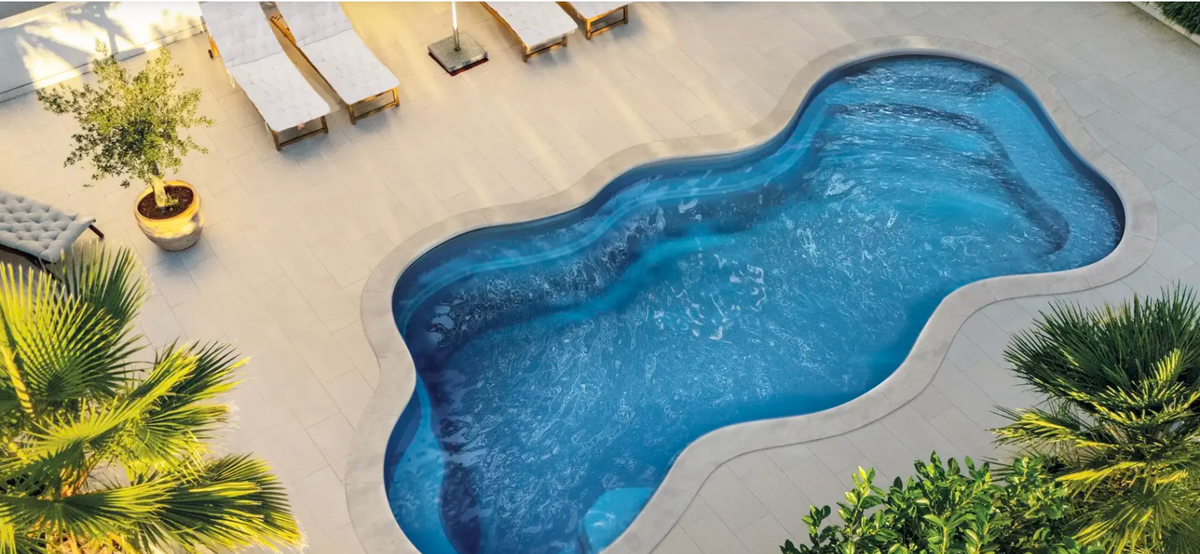 The Luma Fiberglass Pool 23' x 12'