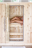 Madison 2-3 Person Indoor Sauna in Rustic Red Cedar