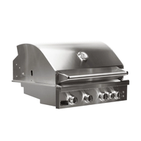 32" Grill Head Marine Grade 4-Burner, Liquid Propane