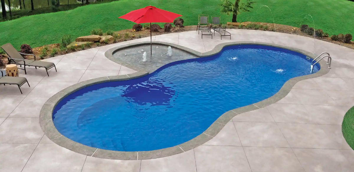 The Opus Fiberglass Pool 40' x 16'