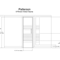 Patterson 6 Person Indoor Sauna
