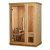 Logan 1 Person Indoor Sauna in Rustic Red Cedar