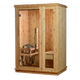 Logan 1 Person Indoor Sauna in Rustic Red Cedar