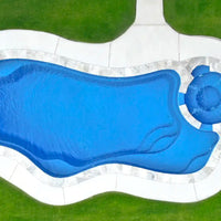 The Serene Fiberglass Pool 27' x 12' 3"