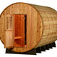 Shenandoah 4 Person Barrel Sauna in Rustic Cedar