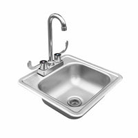 TrueFlame 15" x 15" Drop-in Sink