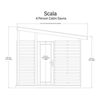 Timberline Outdoor 4 Person Sauna — Heritage Collection