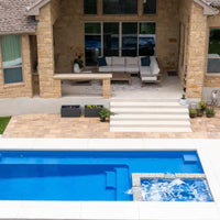The Triumph Fiberglass Pool 26' x 12' 6"