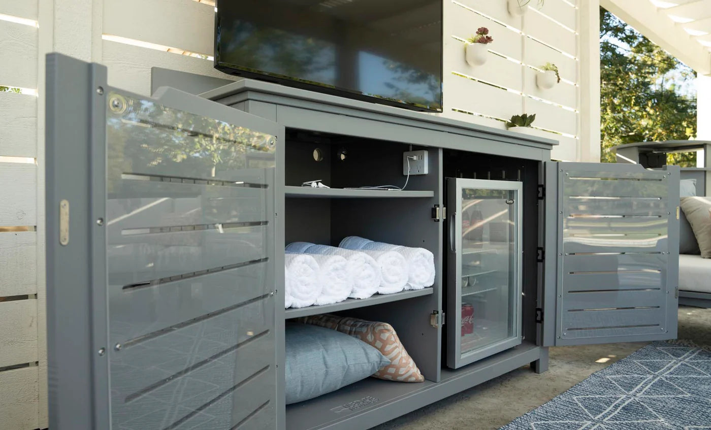 Mainstay Bar Credenza With TV Mount