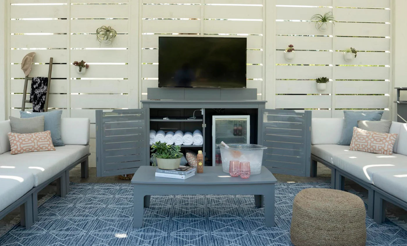 Mainstay Bar Credenza With TV Mount