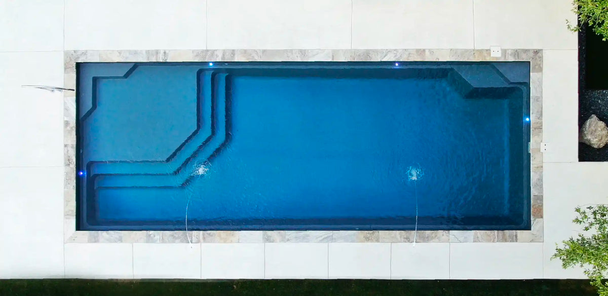 The Vogue Fiberglass Pool 40'x 15' 5"