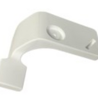 GPP White Lounge Chair Connecting Table